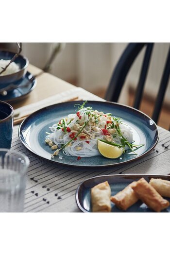IKEA GLADELIG Plate, blue, 25 cm