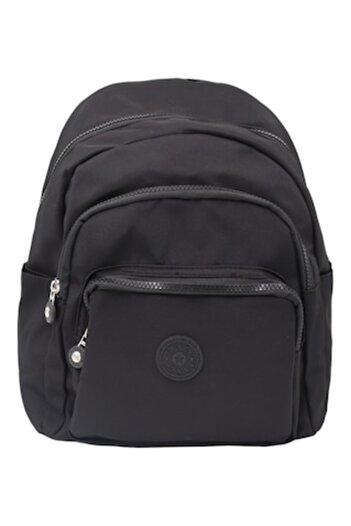 OEM Women's Backpack in Durable Textile Material, Adjustable Straps, N65 Black