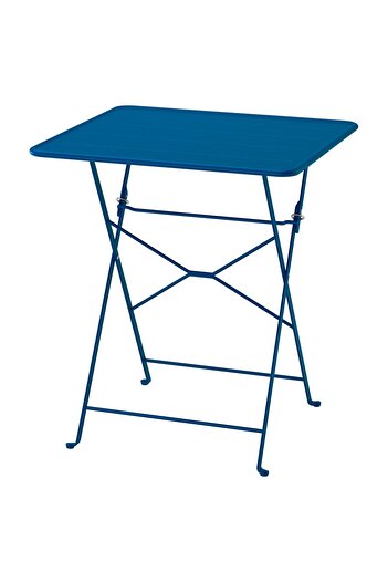 IKEA SUNDSÖ Table, Dark Blue Outdoor, 65 x 65 cm
