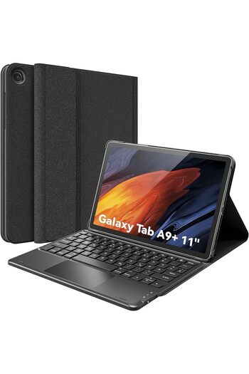 HYX Samsung Tab A9 Plus Case with Keyboard, Removable Magnetic Bluetooth Keyboard with Touchpad