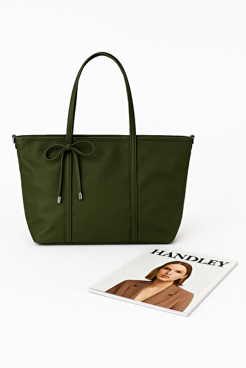 Handley Luxe Bow Tote Shoulder Bag