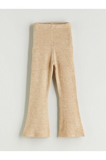 LC Waikiki Elastic Waist Spanish Leg Girls' Knitwear Leggings
