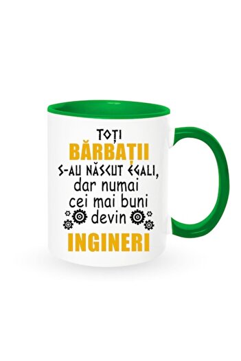 OEM Customized mug with message: 'All men are born equal, but only the best become engineers', Betaprint