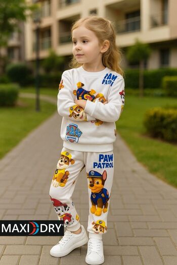 MAXI DRY Long Sleeve Seasonal Girls' Double Bottom Top Set Paw Patrol