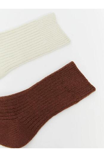 LC Waikiki Women's Plain Socks 2-Pack (W5)