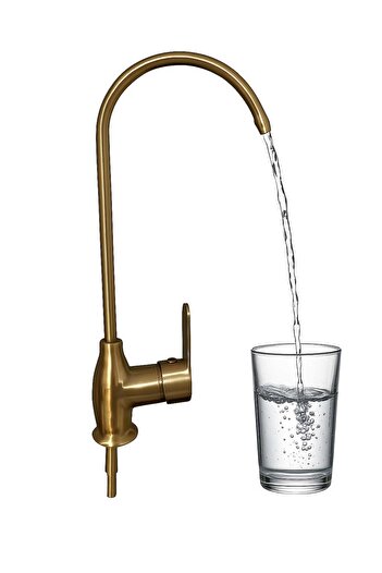 RUDİS Armatur Mat Gold Treatment Drinking Water Faucet