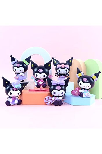 REZZOSS Gifts- Hello Kitty Kuromi Action Figure Toys for Car Dashboard, Study Table, Office Desk Decoration