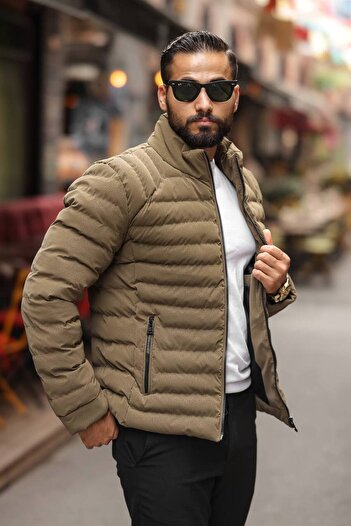 KOCCI New Season Water and Cold Resistant Classic Collar Quilted Winter Men's Jacket Coat