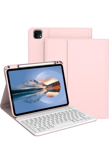 HYX Keyboard Case for iPad Air 13'' 2024 M2, Pro 12.9 6th Gen 2022 Magnetic Detachable Wireless Keyboard