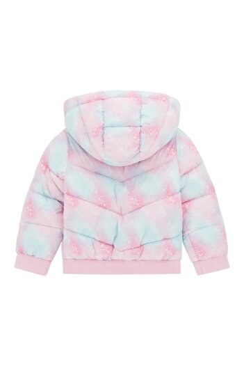 Guess Padded Hooded Long Sleeve Jacket
