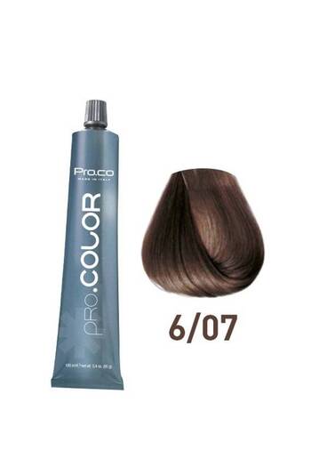 Procolor Professional Hair Dye PRO.COLOR 100 ml - Pro.Co - 6/07 DARK BLOND TOBACCO