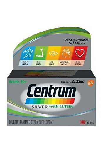 Centrum Men Silver Age Multivitamin Supplement for Adults 50+