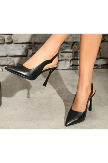 1way black high heel shoes