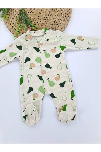 Butik Baby Girl/Boy Combed Cotton Sleeping Bag with Feet and Snap Fasteners