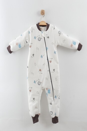 DeKuBaby New Season Trend Cute Animals Printed: 100% Cotton Winter Children's Sleeping Bag