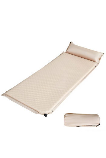 Cady One Foldable and Inflatable Air Bed with Carrying Bag 192*67cm Ideal for Travel and Camping