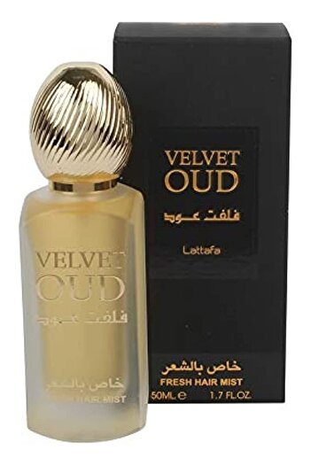 lattafa Velvet Oud Hair Mist by Lattafa, 50ml