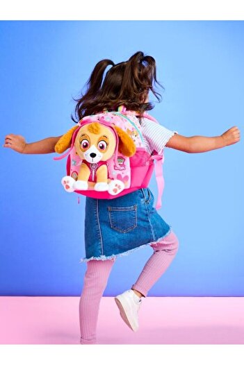 SMIGGLE Paw Patrol Mini Backpack with Removable Plush Toy