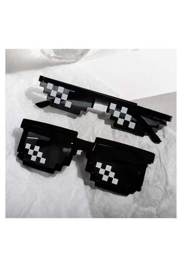 Generic Thug Life Glasses For Party For He And She Pack Of 2