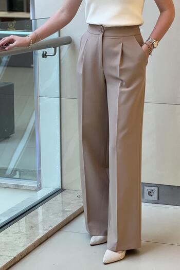 sentez giyim Sentez Palazzo Wide Leg Trousers