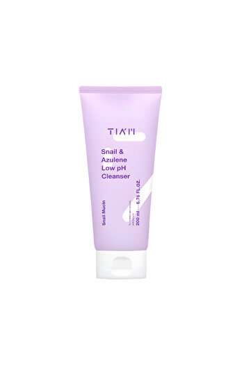 TİAM Tiam Face Wash 200ml Snail Gel to Moisturize the Skin and Azulene to Soothe the Skin
