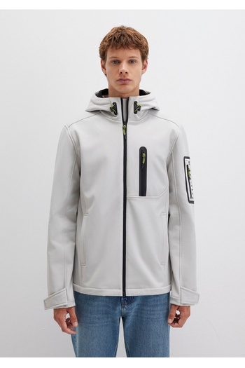 Mavi Hooded Slim Fit (Water Repellent) Scuba Jacket