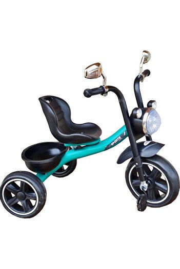 NOVOKIDS Tricycle My First Chopper Trike with melodies and lights, max 30 kg, EVA foam rubber wheels