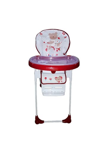 Baby Care ™ CC High Chair Adjustable in 3 Levels, Foldable, Safety Belt, Comfortable Seat, Detachab
