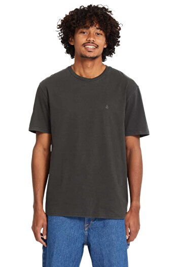 Volcom Solid Stone Emb Sst Blk T-Shirt
