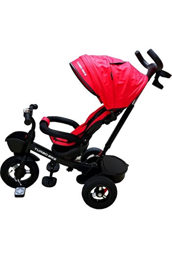 Baby Care ™ Turbo Bike Tricycle with Canopy, Red