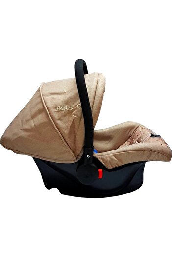 Baby Care ™ PRO Baby Car Seat with Adjustable Handle, R-129 i-Size Approval, 0-13 kg, Brown with Do