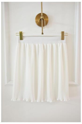 W WARGA Elastic Pleated Inner Skirt