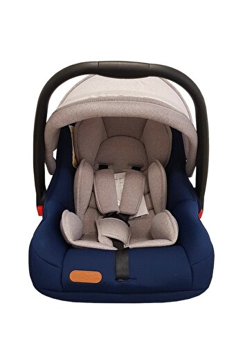 Baby Care ™ PRO, Scaun auto pentru bebeluși, Mâner reglabil, Certificat R-129 i-Size, Până la 13 kg, Albastru și Gri
