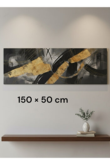seasons box Gold and Grey Wall Panel 150x50 cm