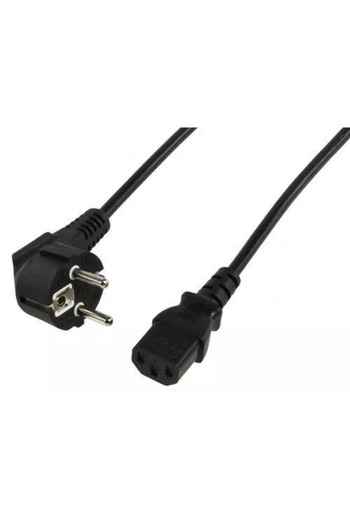 Well Computer power cable 5m Schuko 90 degrees male - CCE female PC
