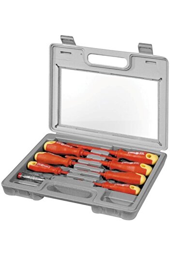 FixPoint Set of 8 screwdrivers 3x cross 4x straight 1x phase pencil