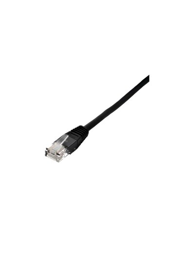 Well Network cable UTP Cat5e patch cord 0.25m black UTP-0008-0.25BK-WL
