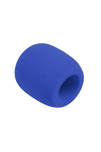 OEM Large blue microphone sponge 75x60mm Azusa MIK1574C