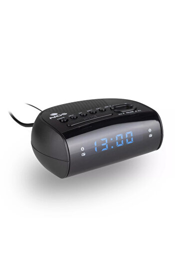 NGS Table clock with alarm SUNRISE HIT black