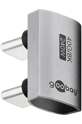 goobay Adapter USB-C3.1 female - USB-C male to 180 U-shaped Thunderbolt 3 /4 74446