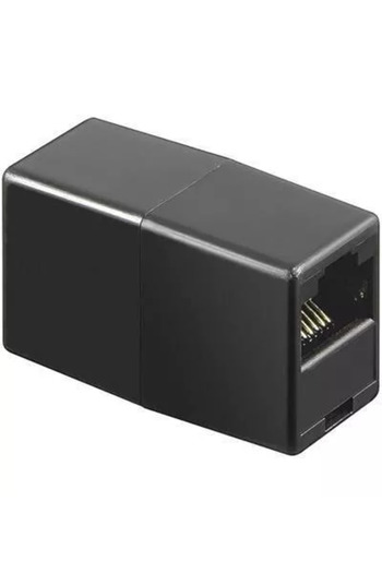 goobay RJ45 female-female extension adapter black