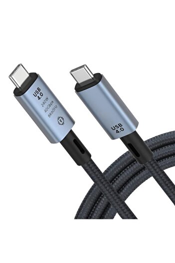 OEM Cablu USB-C tata la USB-C tata 1m v3.0 240W 40Gbps 8K 60Hz