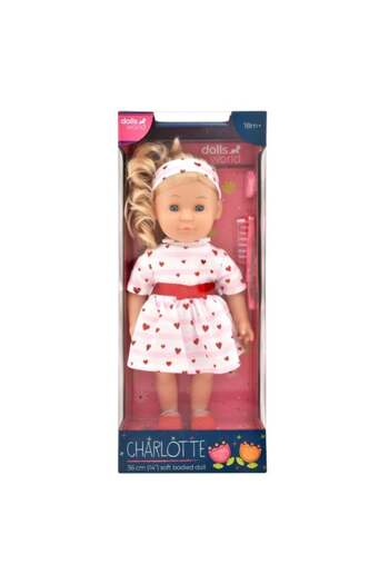 Generic Charlotte 14 inch Soft Doll Sleeping Eyes Outfit and Hair Accessories