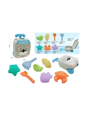 Toybox Kids Beach Sand Toys Set, Trolley Case Set, Multifunctional and Versatile Sand Castle Toys, Sandbox