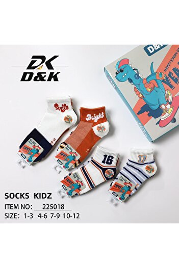 lamsat fn 🌈 Boys' cotton socks - beautiful designs at dreamy prices! 6 pairs 🧦 Comfort and elegance for your child at an amazing price! 💥
