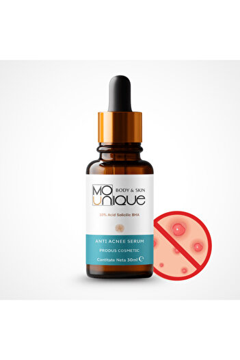 Mounique Anti Acne Serum with 10% Salicylic Acid BHA - 30 ml