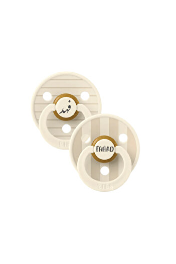 Bibs Colour Studio Pin 2 Pack - Latex - ivory/ Vanilla - Size 2 (6-18 Months)