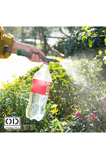 ORIGINAL DEALS Device for Spraying Water and Liquids Under Pressure, for Household Bottles and Containers, Portable