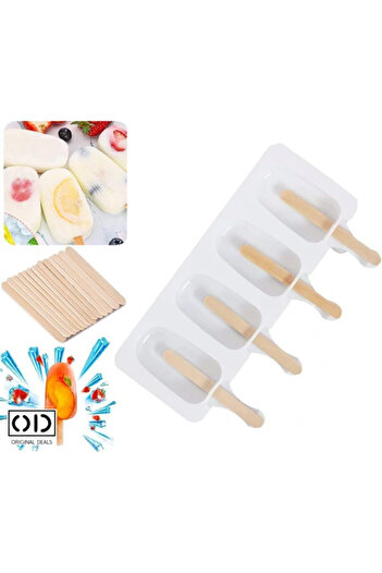 ORIGINAL DEALS Homemade Ice Cream Mold for Cakes and Desserts on Stick