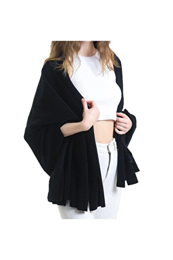 VİZYON İKRA Cold-Proof Cafe Restaurant Workwear Winter Cotton Fleece Shawl - Customized for the Company
